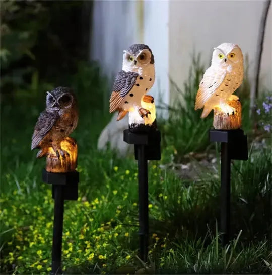 🔥 Holiday Special 50% OFF 🔥 Waterproof Solar Owl Light