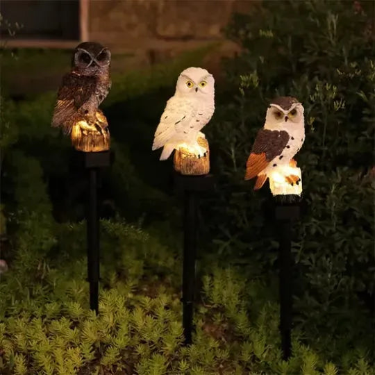 🔥 Holiday Special 50% OFF 🔥 Waterproof Solar Owl Light