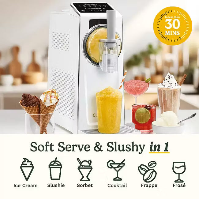 6-in-1 Frozen Dessert Maker | Soft Serve Ice Cream, Slushie, Sorbet & Frozen Drink Machine with Auto